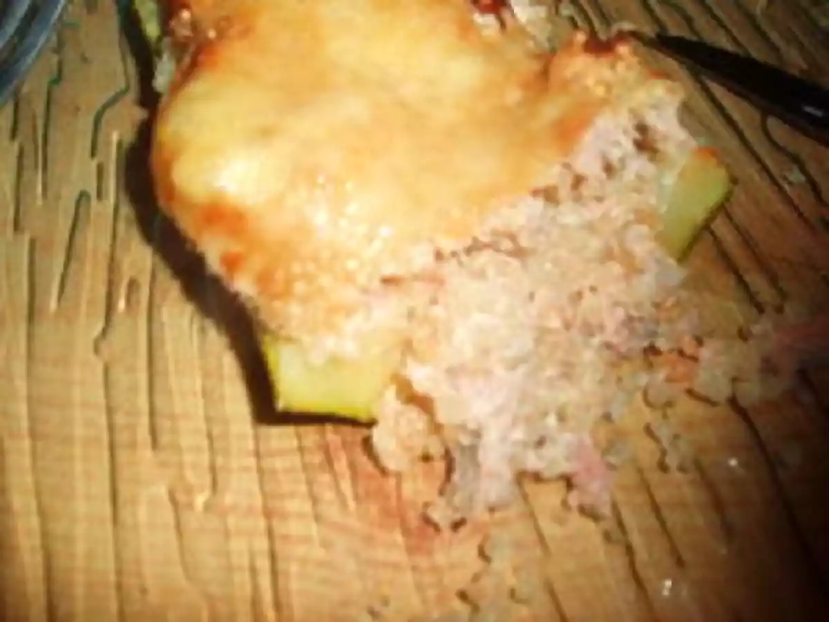 Courgette farcie au quinoa et thon - photo 3