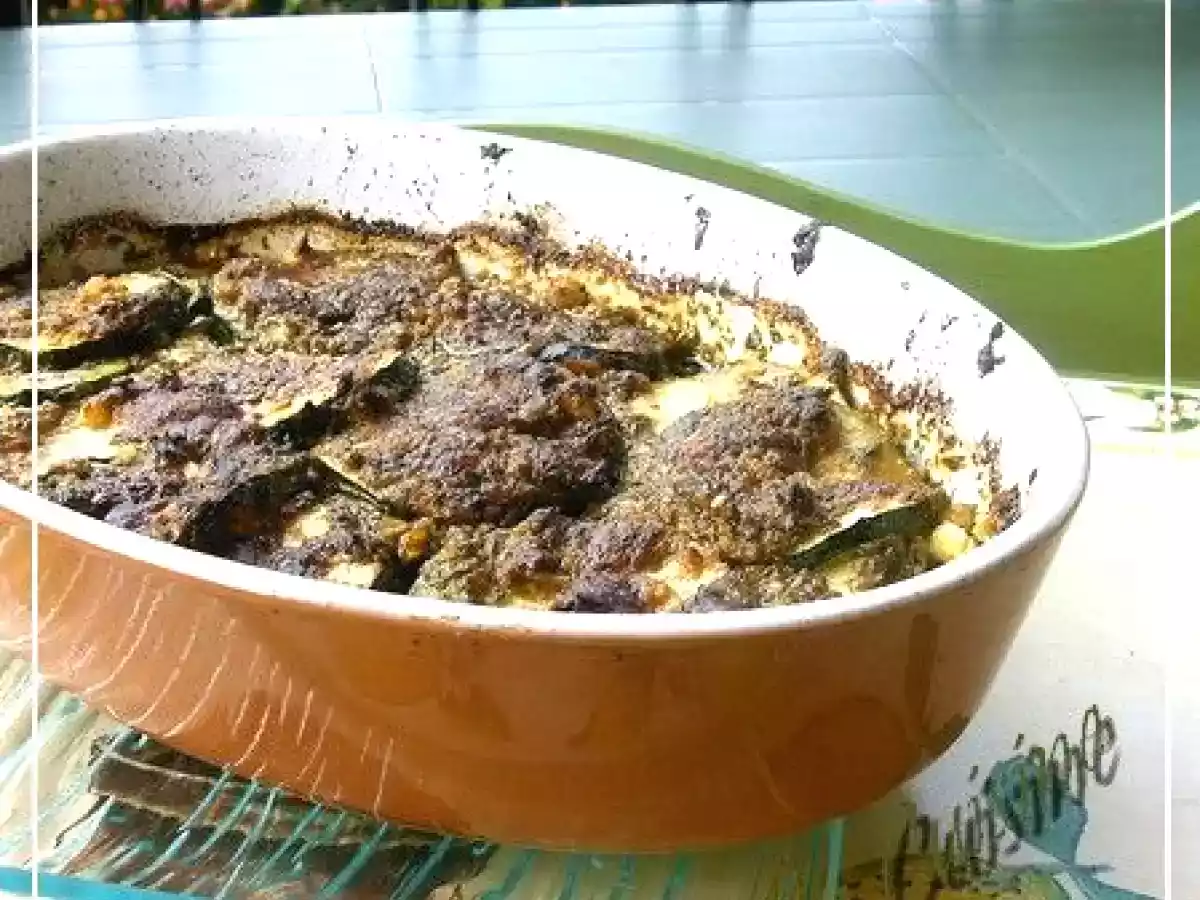 Courgette pesto et brousse...