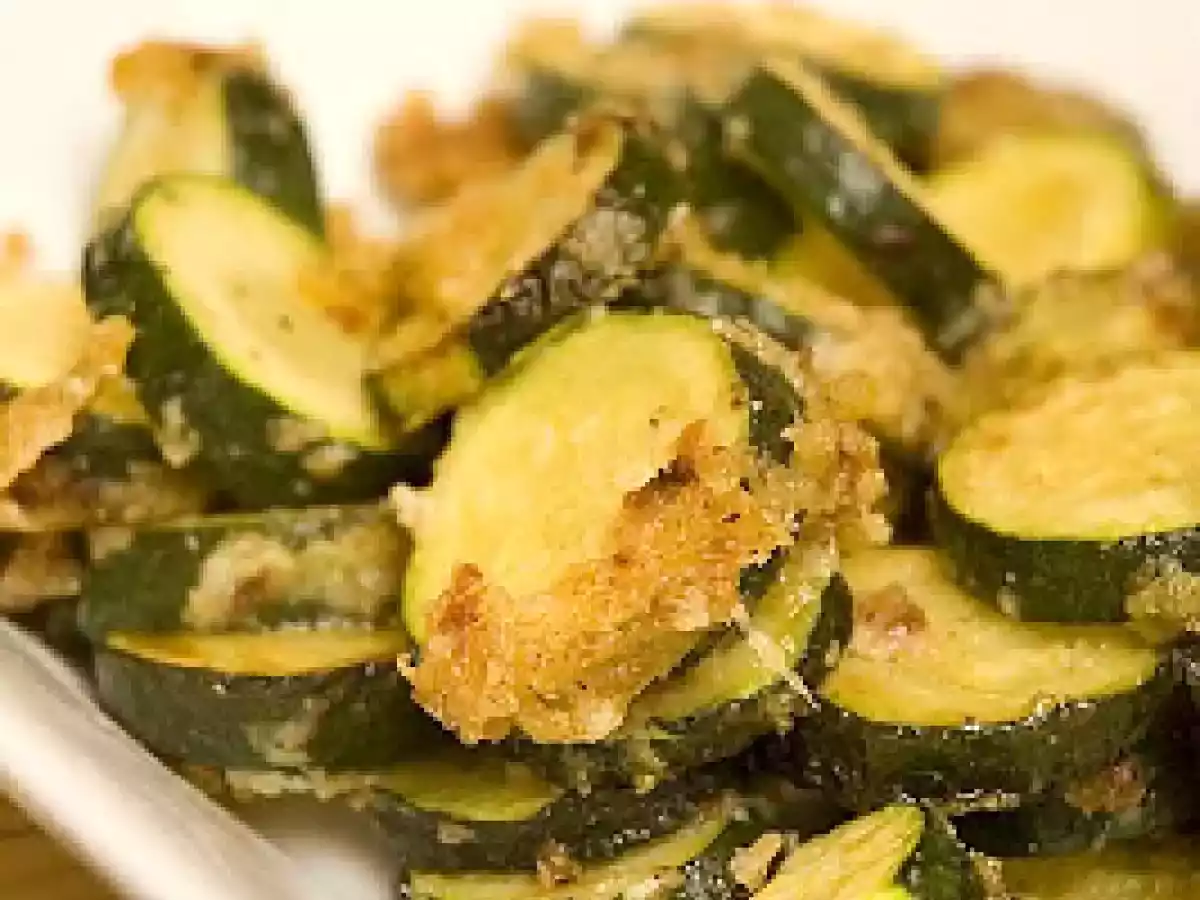 Courgettes à l'ail et au parmesan