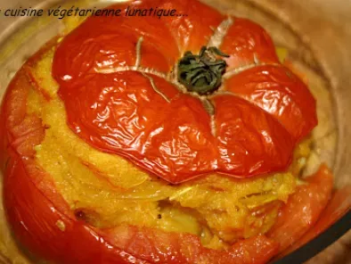 Courgettes farcies à la polenta épicée au Curcuma., photo 3
