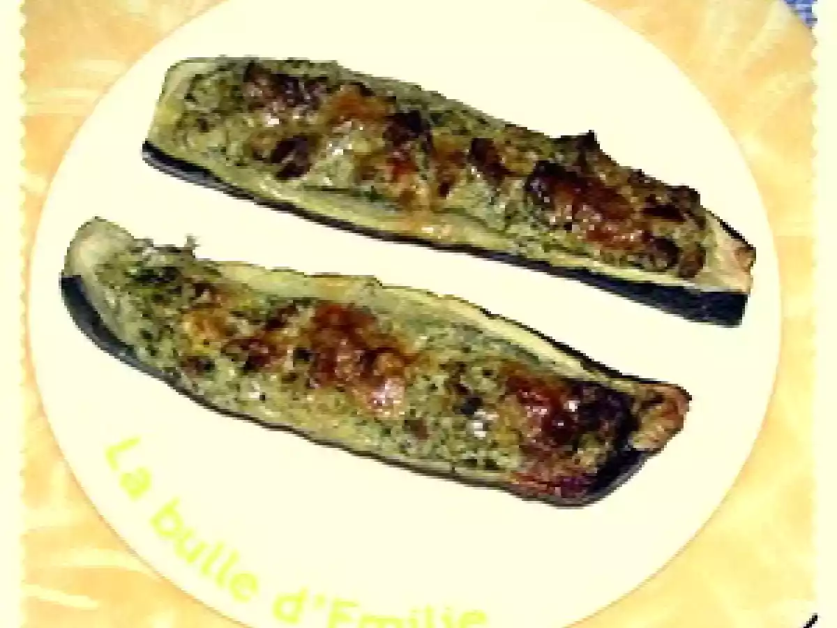 Courgettes farcies à la ricotta et aux épinards - photo 2