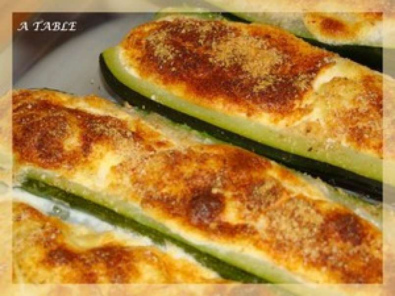 COURGETTES FARCIES AU FROMAGE BLANC - photo 2