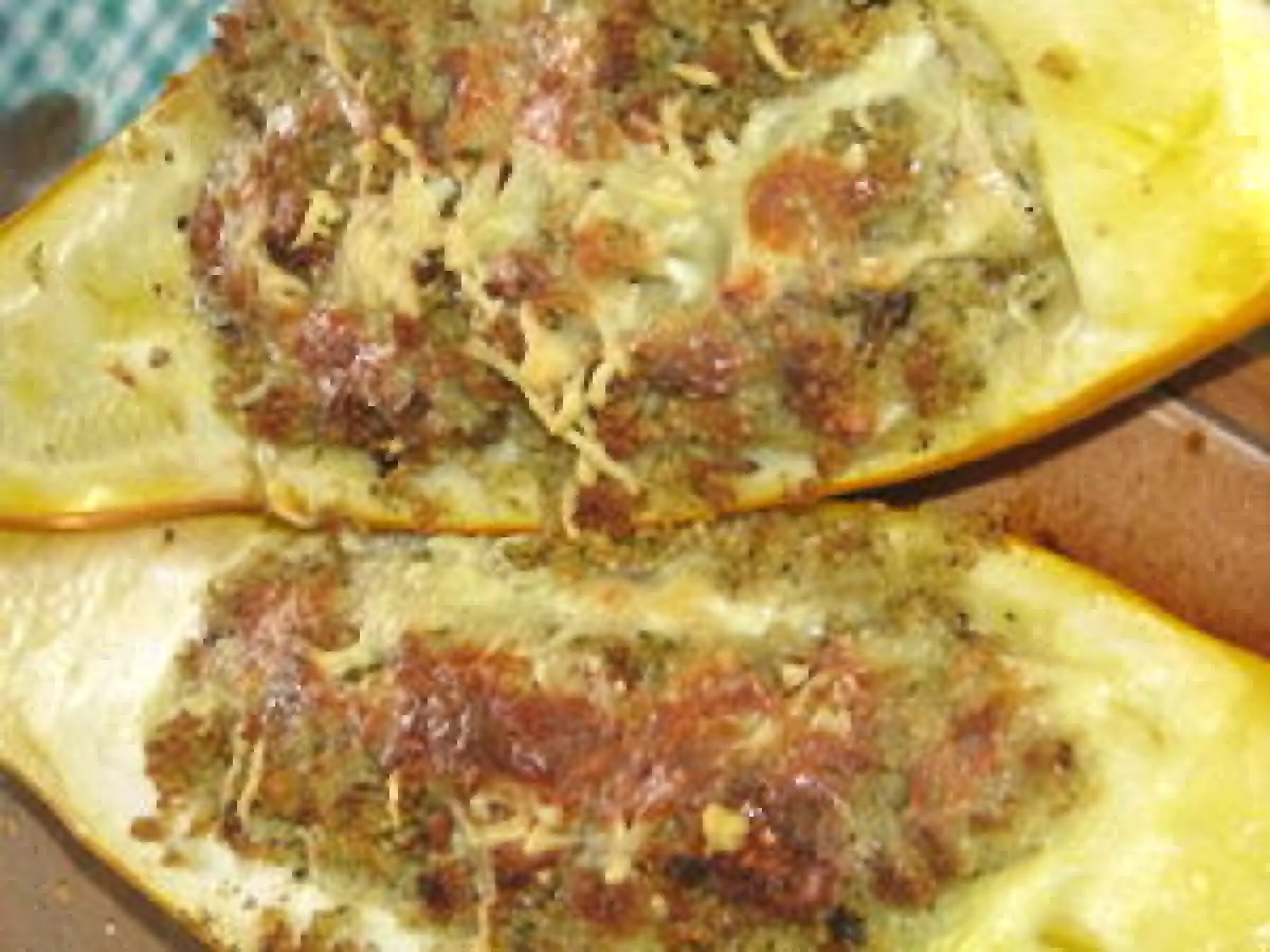 Courgettes farcies aux céréales méditerranéennes et au chèvre - photo 2