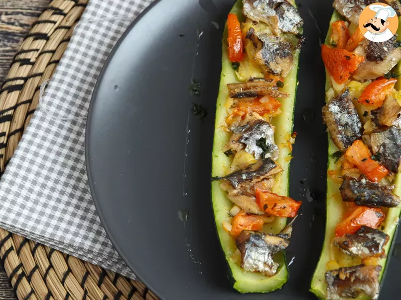 Courgettes farcies aux légumes et sardines, photo 2