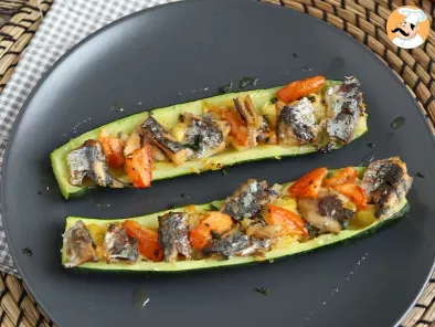 Courgettes farcies aux légumes et sardines, photo 3
