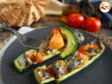 Courgettes farcies aux légumes et sardines, photo 4