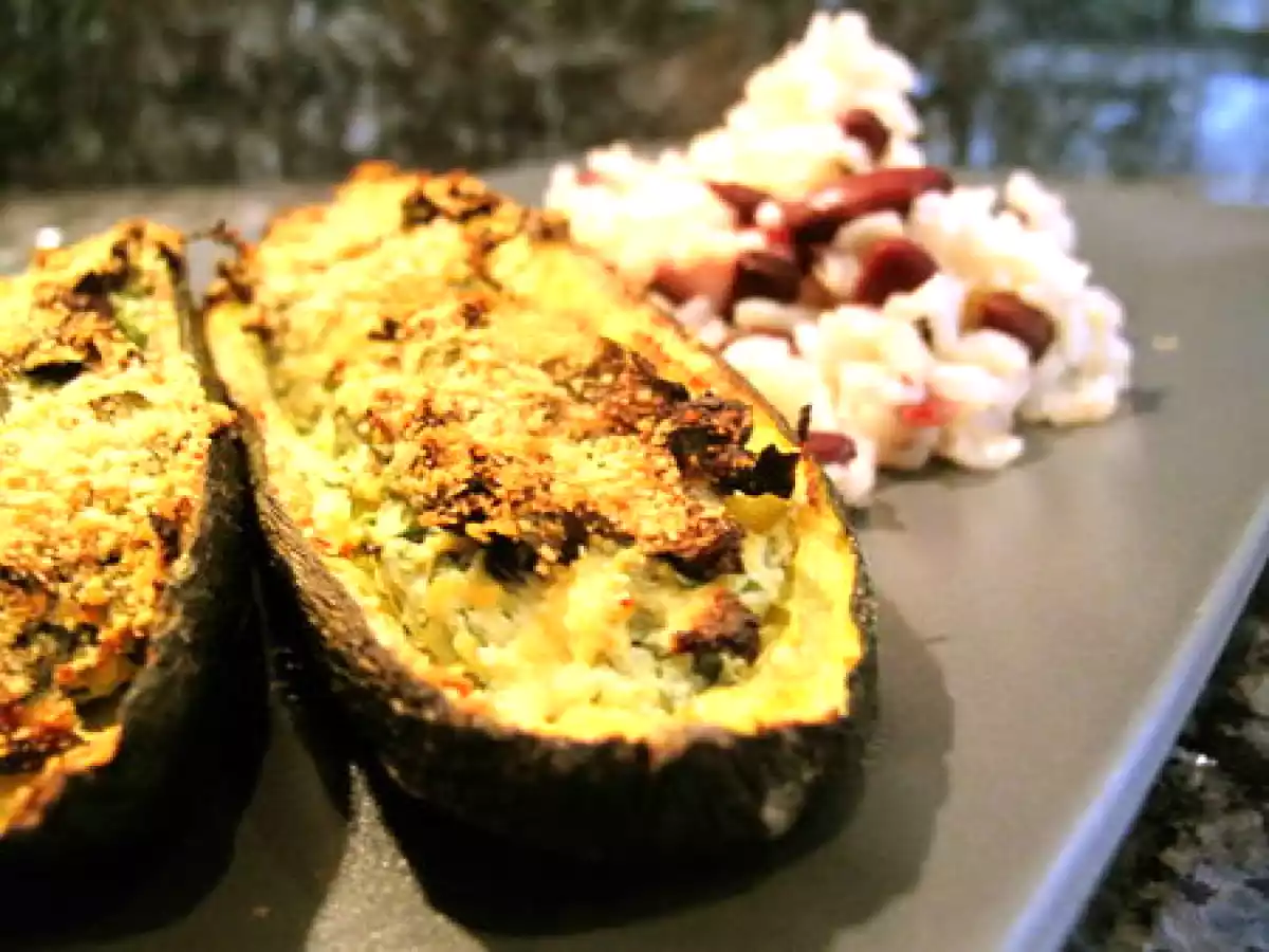 Courgettes gratinées au fromage et aux herbes fraîches - photo 2