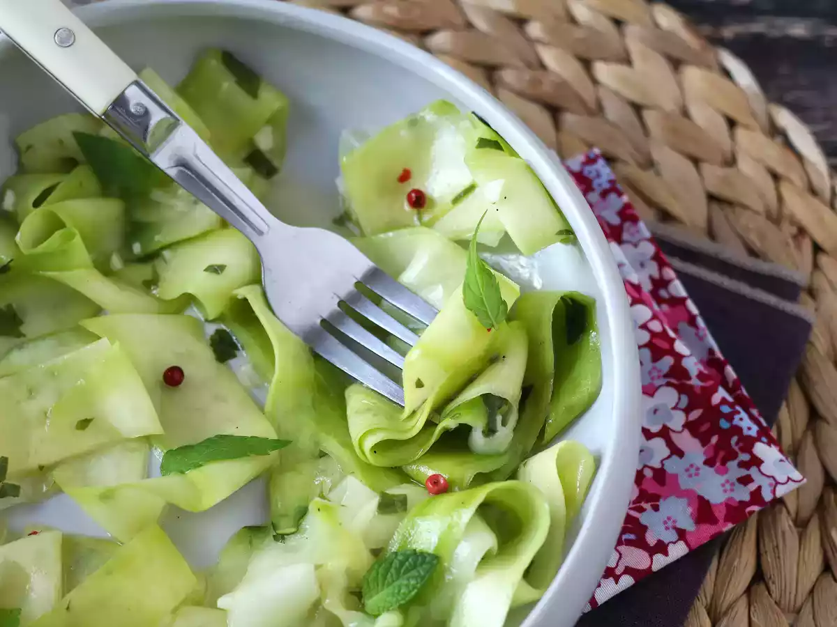 Courgettes marinées, le carpaccio de légumes parfait pour l'été ! - photo 2