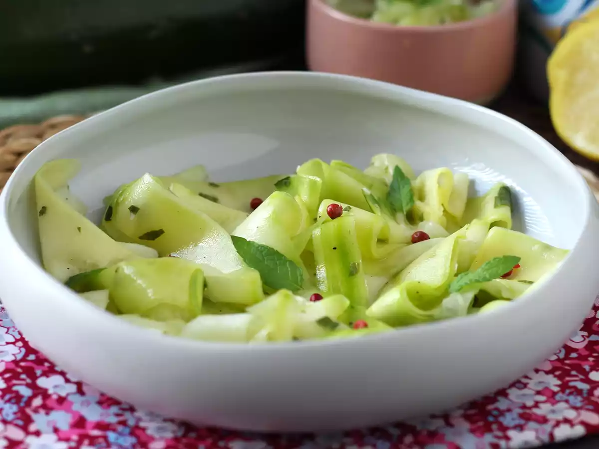Courgettes marinées, le carpaccio de légumes parfait pour l'été ! - photo 3
