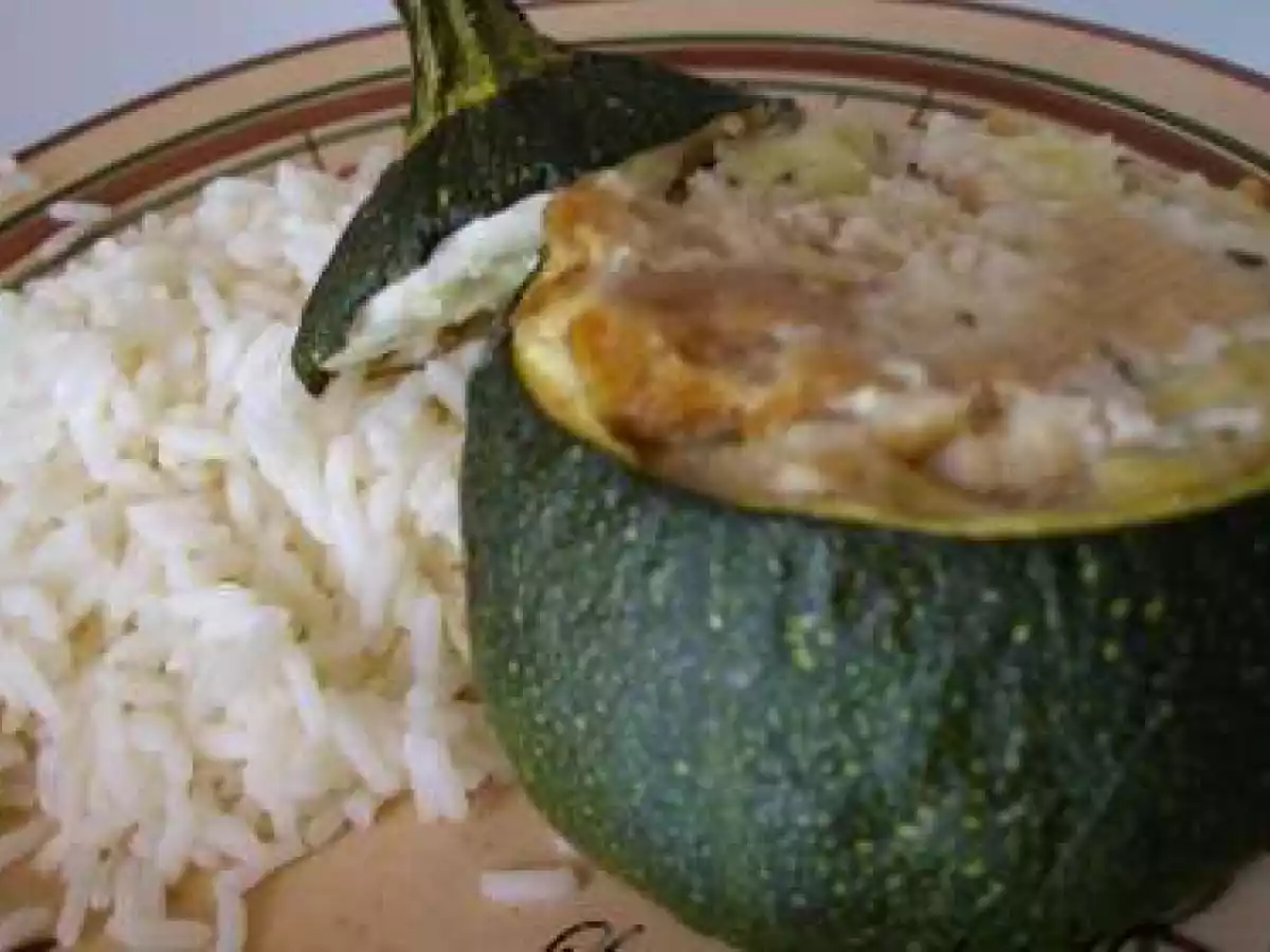 Courgettes rondes farcies au jambon de dinde fumé - photo 2