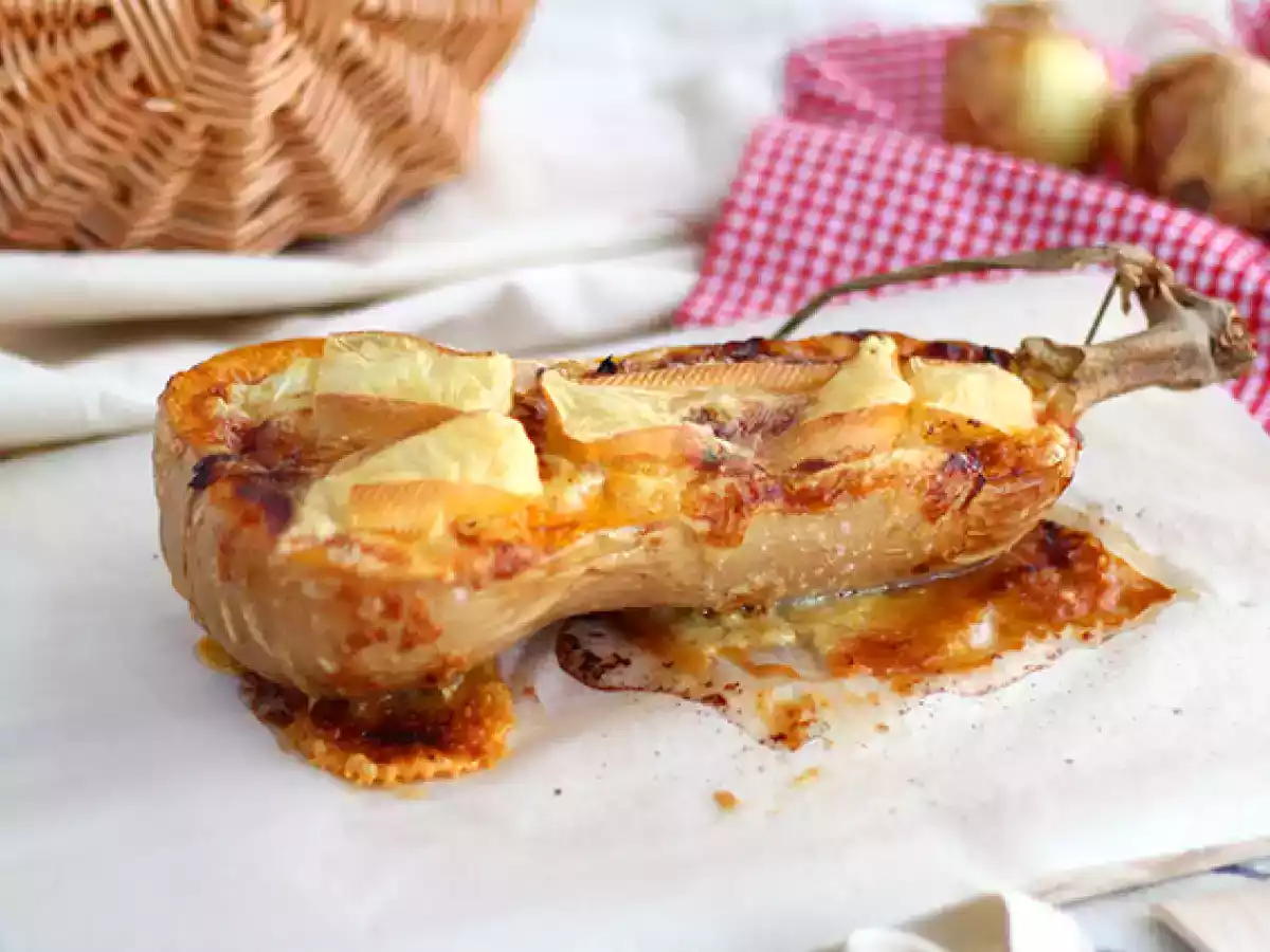 Courgiflette - Courge butternut façon tartiflette