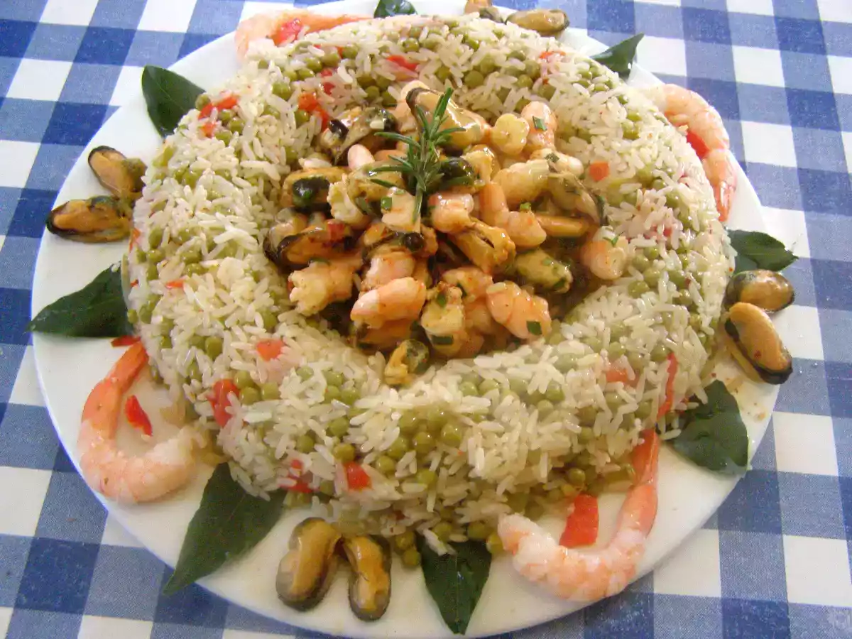 Couronne de fruits de mer.