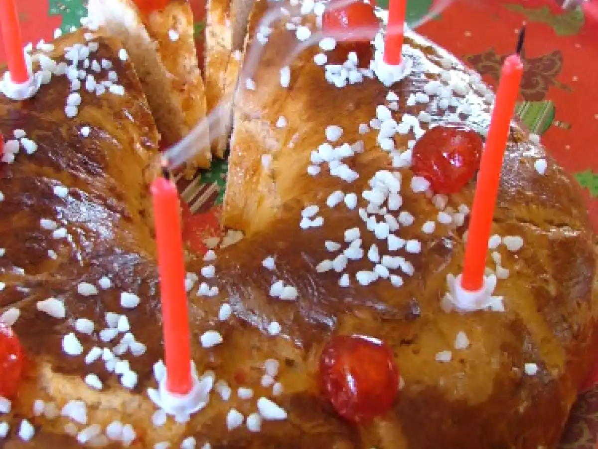 Couronne de l'Avent briochée