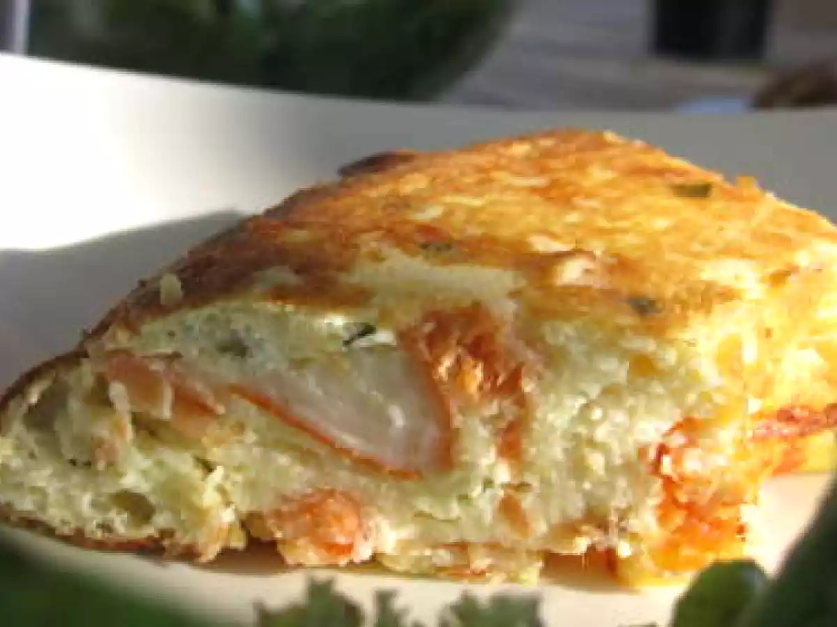 Couronne de truite fumée, crevettes et surimi à la ciboulette et - photo 3