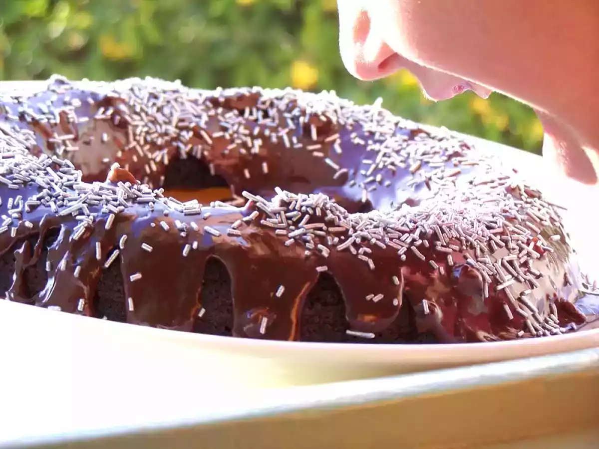 Couronne moelleuse au chocolat !