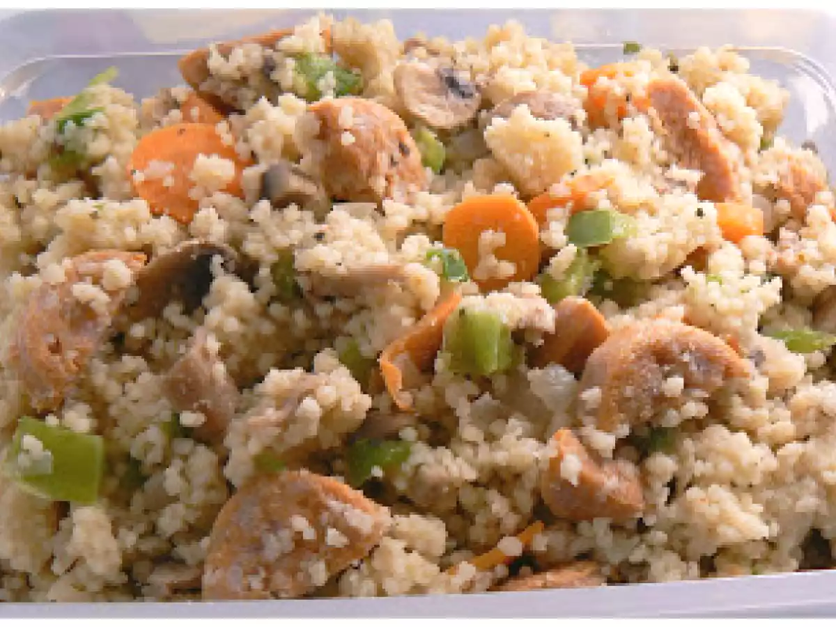 Couscous à la saucisse italienne