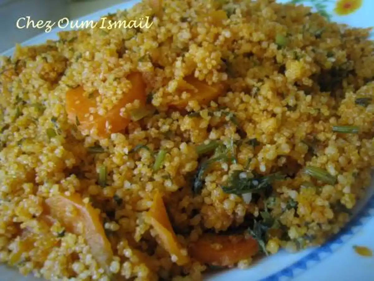 Couscous aux fanes de carottes