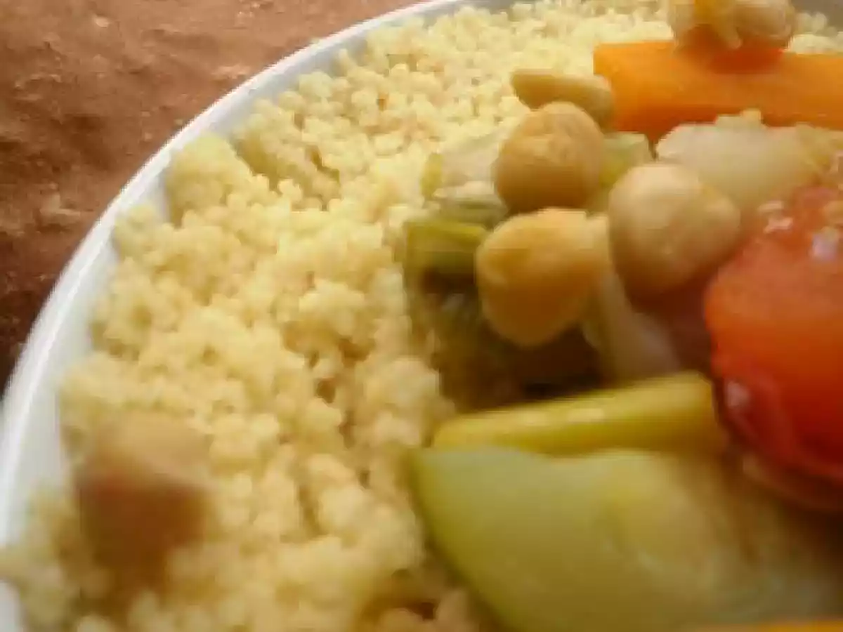 Couscous aux légumes.