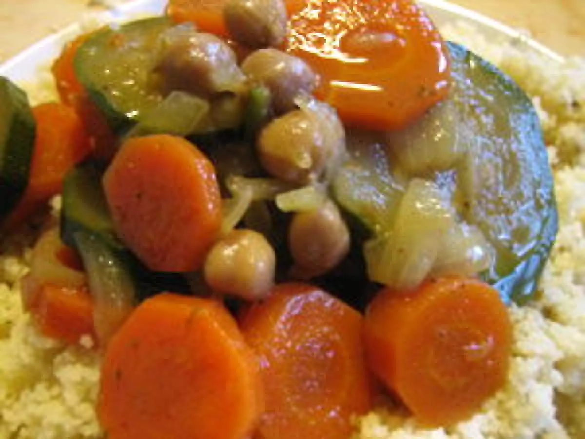 Couscous aux légumes aux épices douces