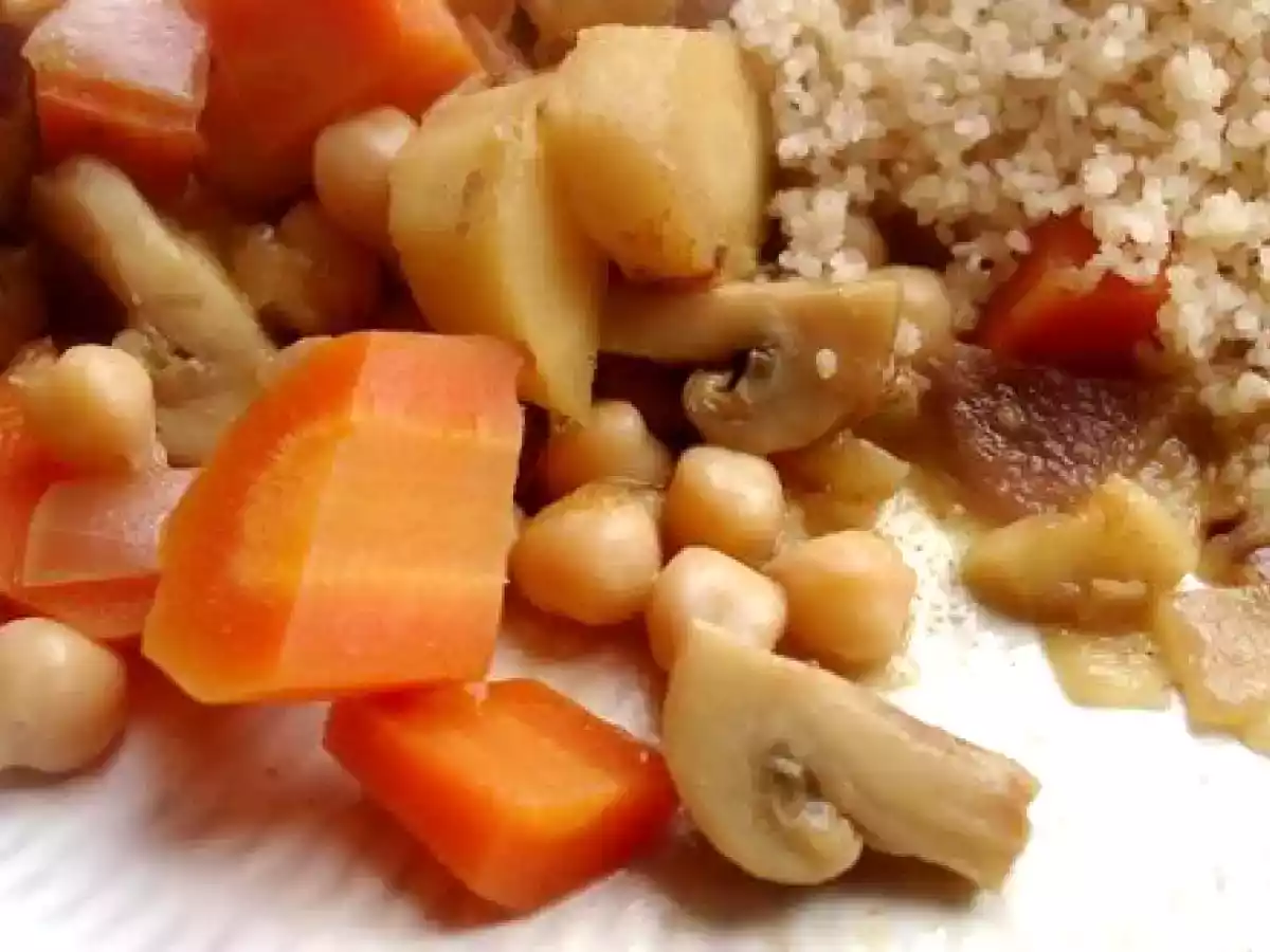Couscous aux légumes pour le début du printemps