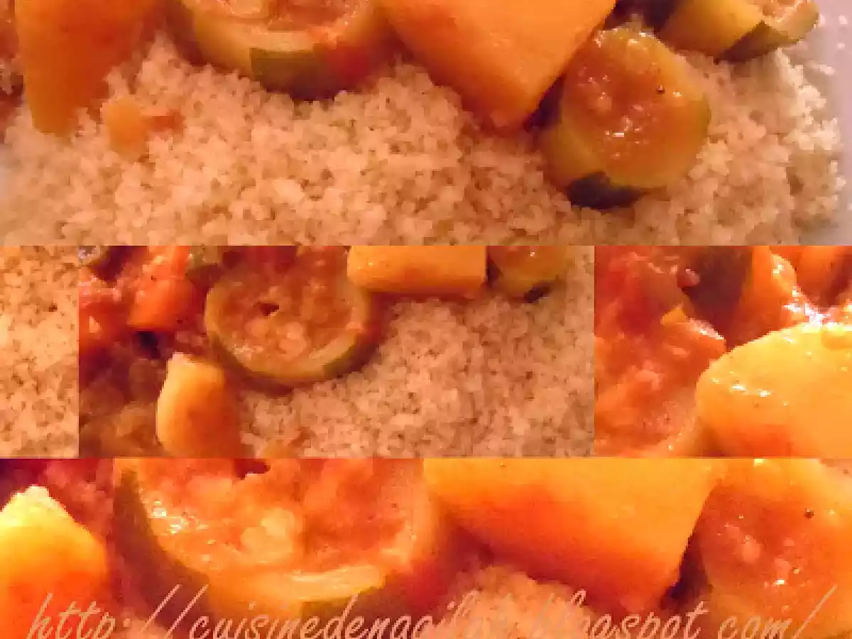 Couscous aux légumes (sans couscoussier)