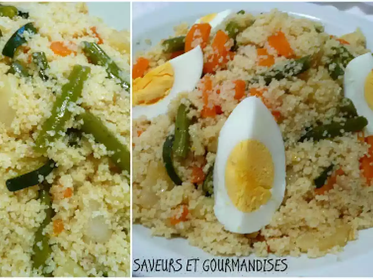 COUSCOUS AUX LEGUMES VAPEUR.