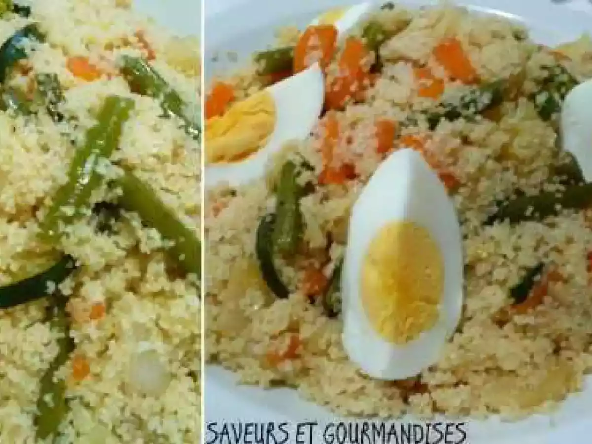 COUSCOUS AUX LEGUMES VAPEUR. ou TIWTIW