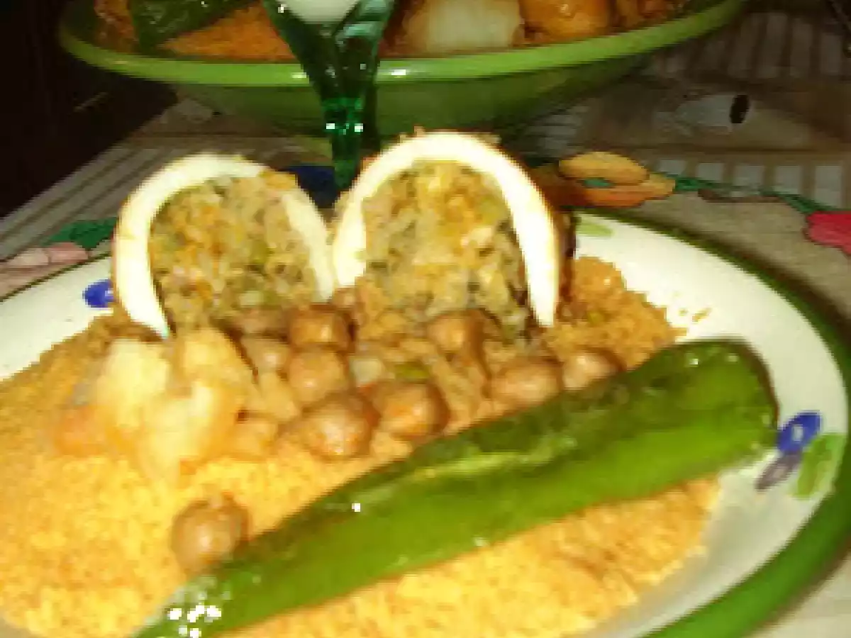 Couscous aux seiches farcies - photo 2