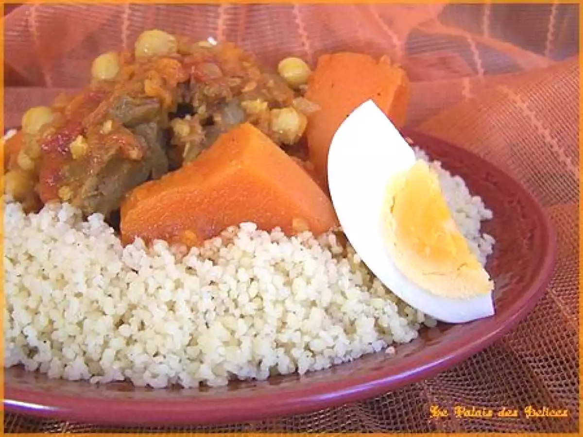 Couscous d'automne/hiver à la viande et au Potiron - photo 4