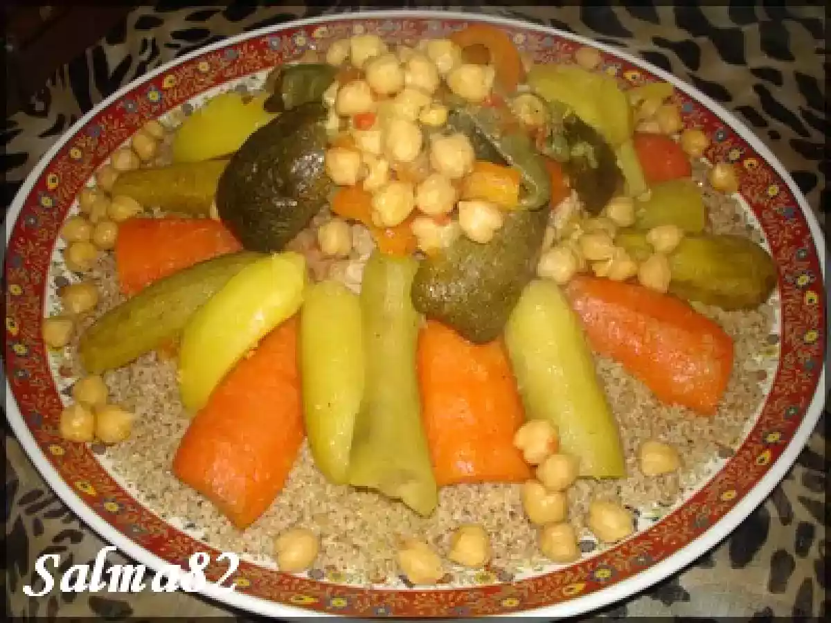 Couscous d'orge aux 7 légumes