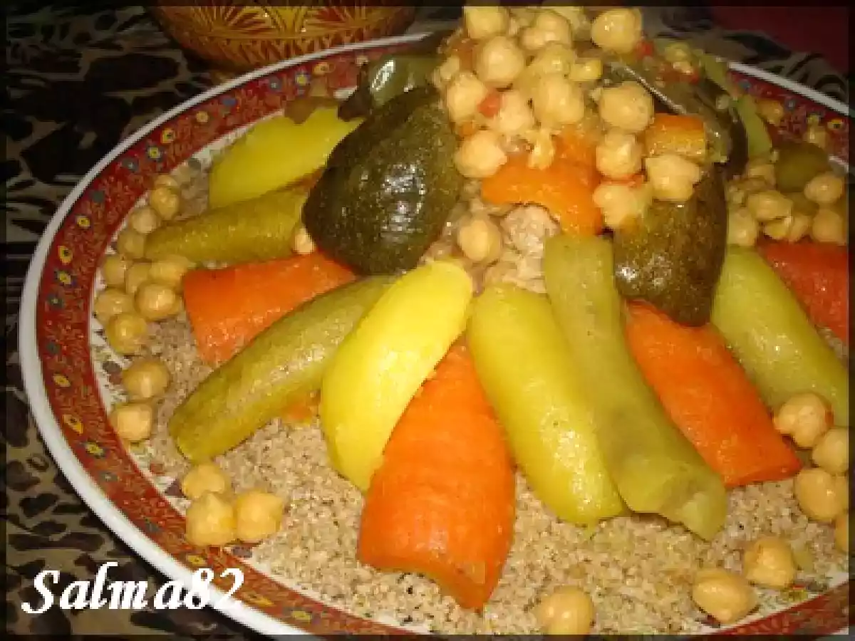 Couscous d'orge aux 7 légumes - photo 2