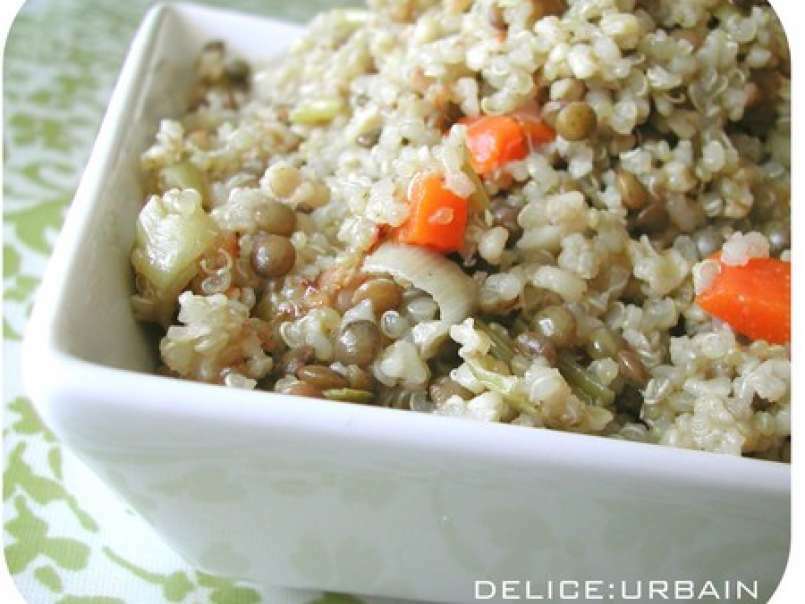 Couscous de boulgour, quinoa et lentilles vertes! - photo 2