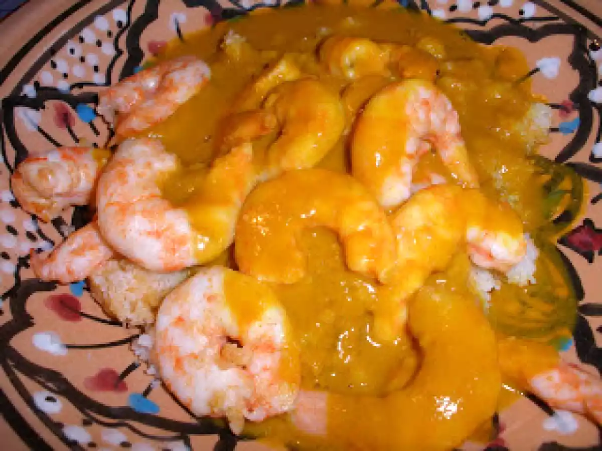 Couscous de crevettes et sa bisque (thermomix)