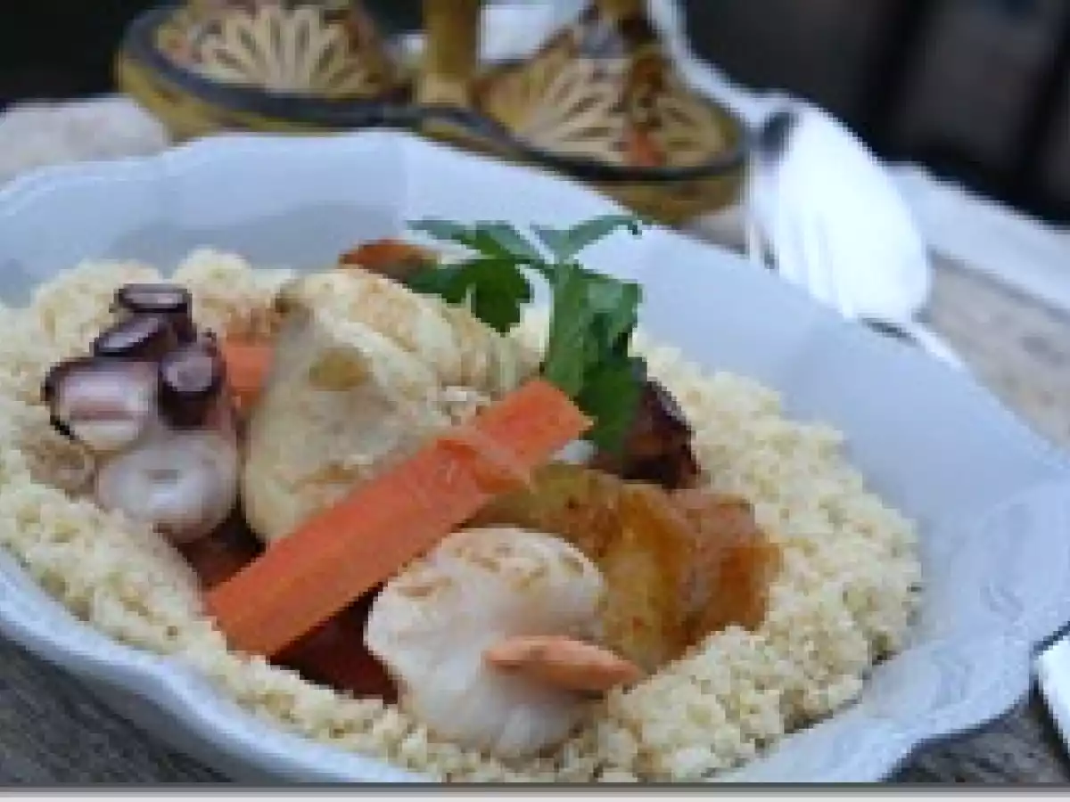 Couscous de Poissons au Ras el Hanout