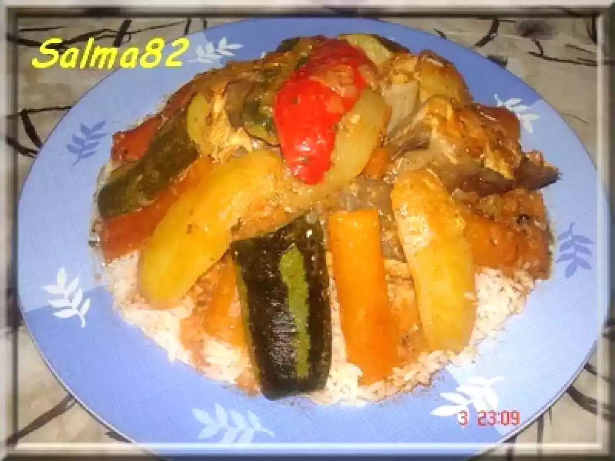 Couscous de riz au congre