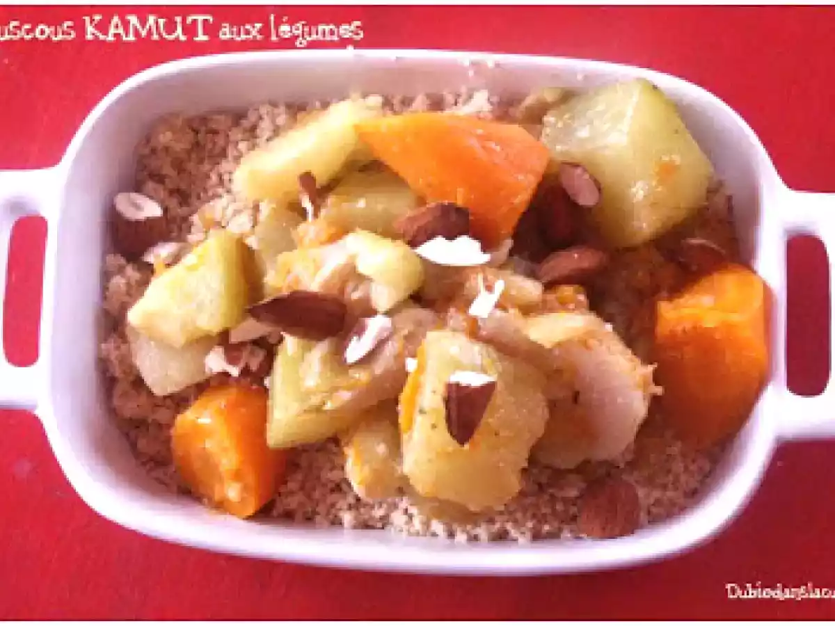 Couscous kamut aux légumes!! - photo 2