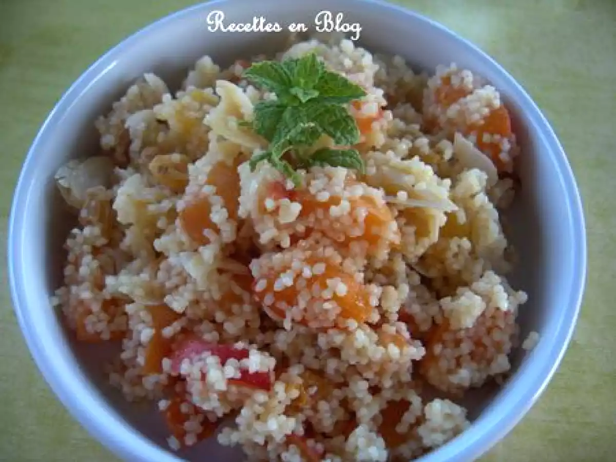 COUSCOUS SUCRE AUX ABRICOTS