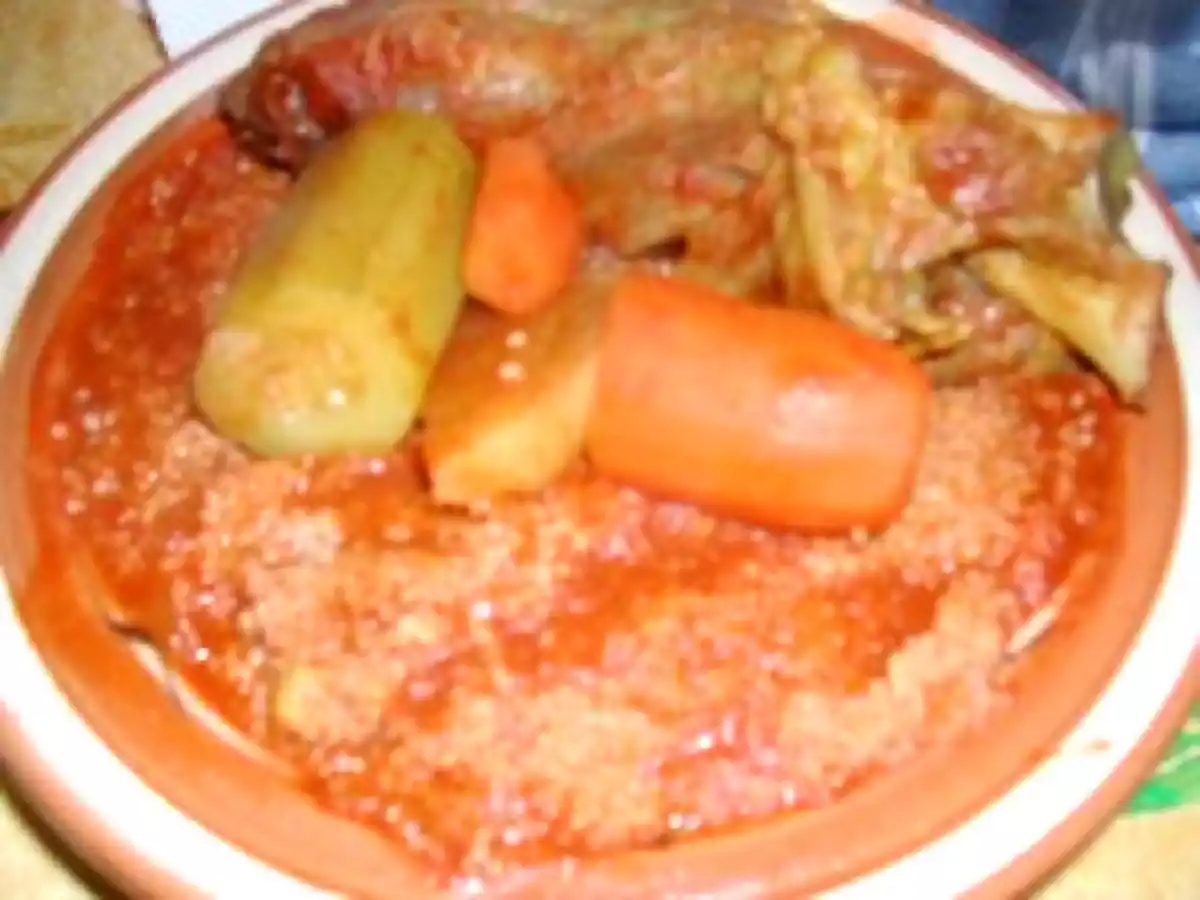 Couscous tunisien bien m'seggui