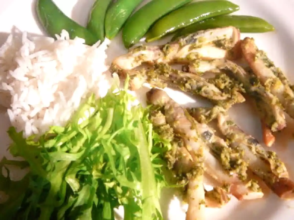 Couteaux au beurre à l?ail