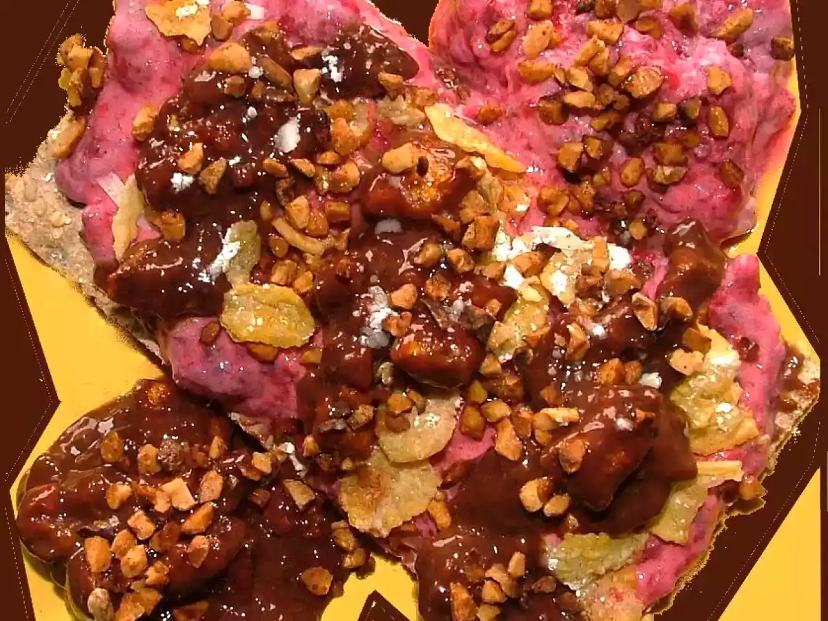 Crackers gourmand aux framboises et kellogg's