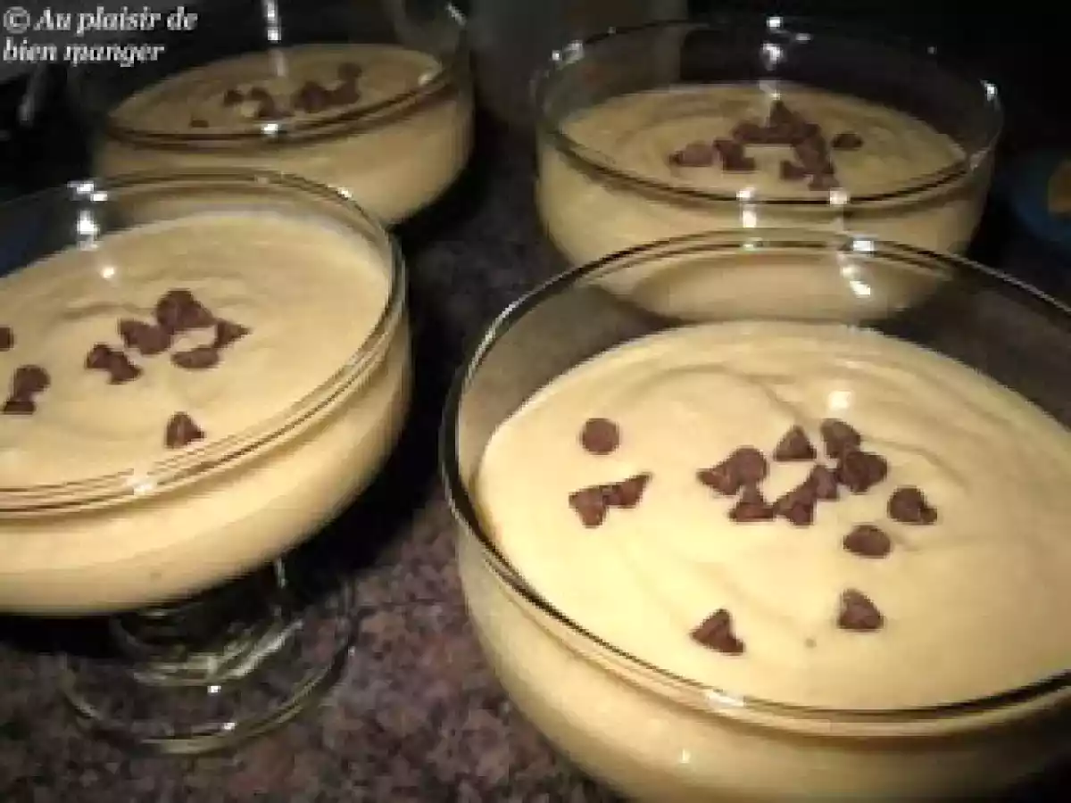 Crème à l'érable, banane et tofu