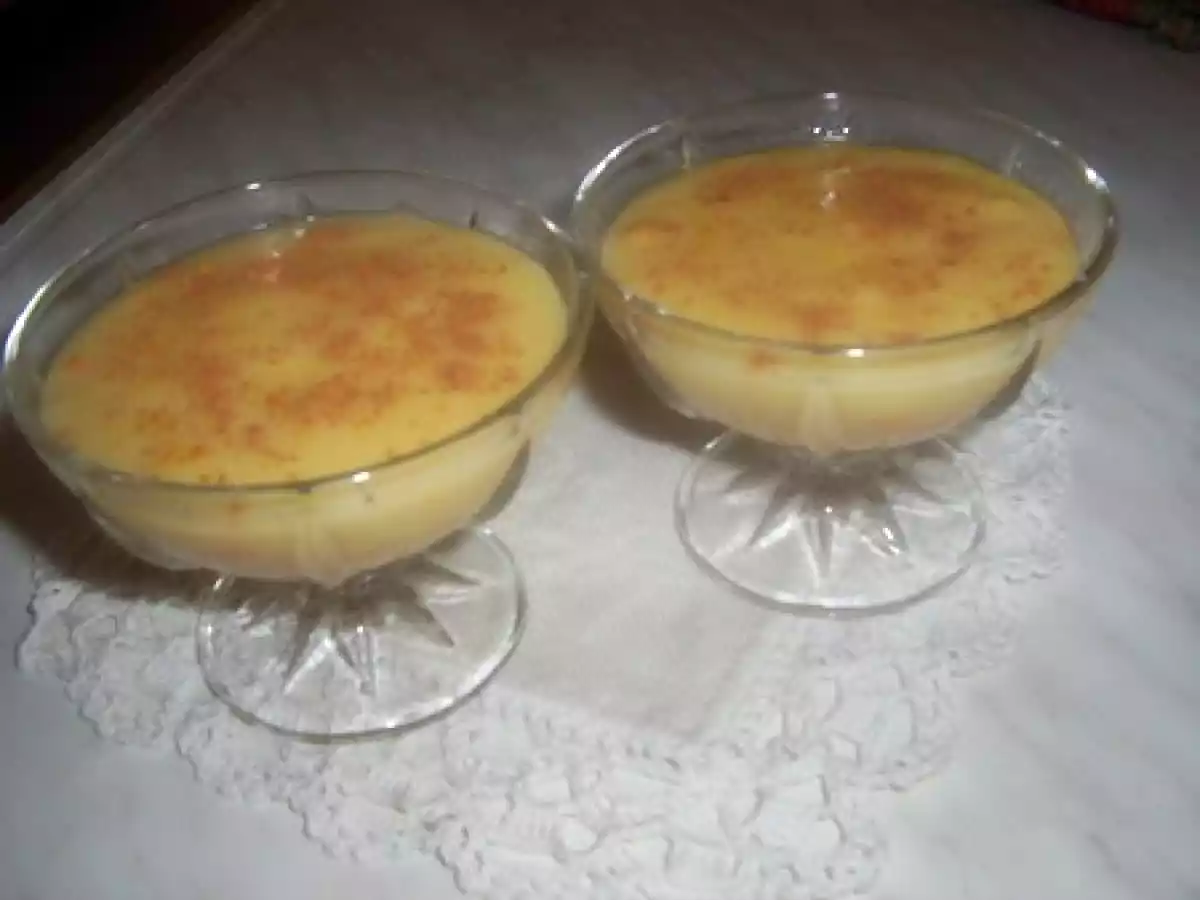 Crème à l'orange et à la cannelle