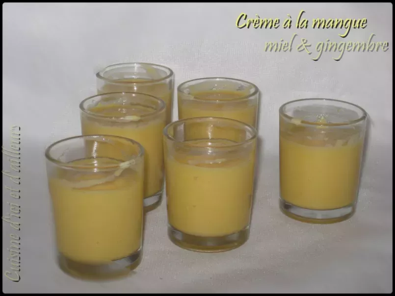 Crème à la mangue au miel &gingembre - photo 2