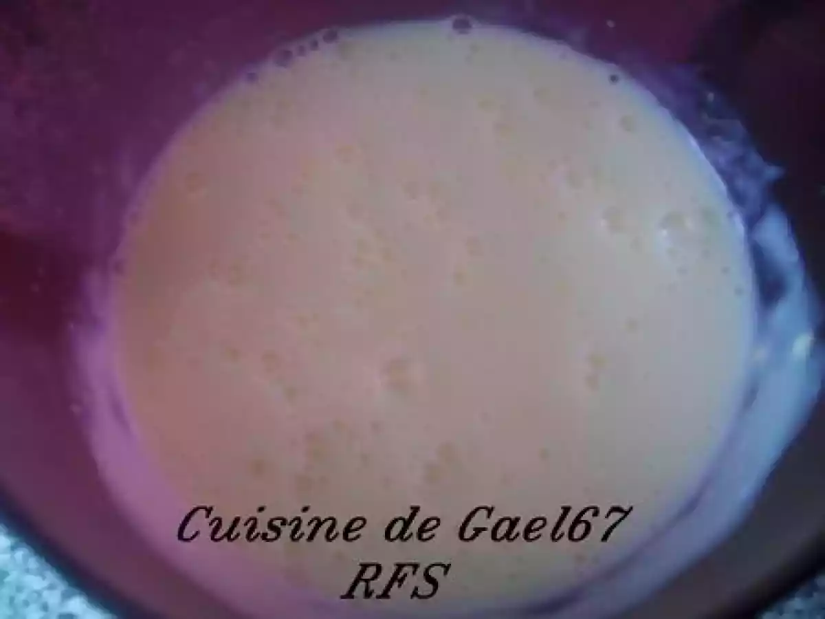 Creme anglaise micro onde, inratable tupperware