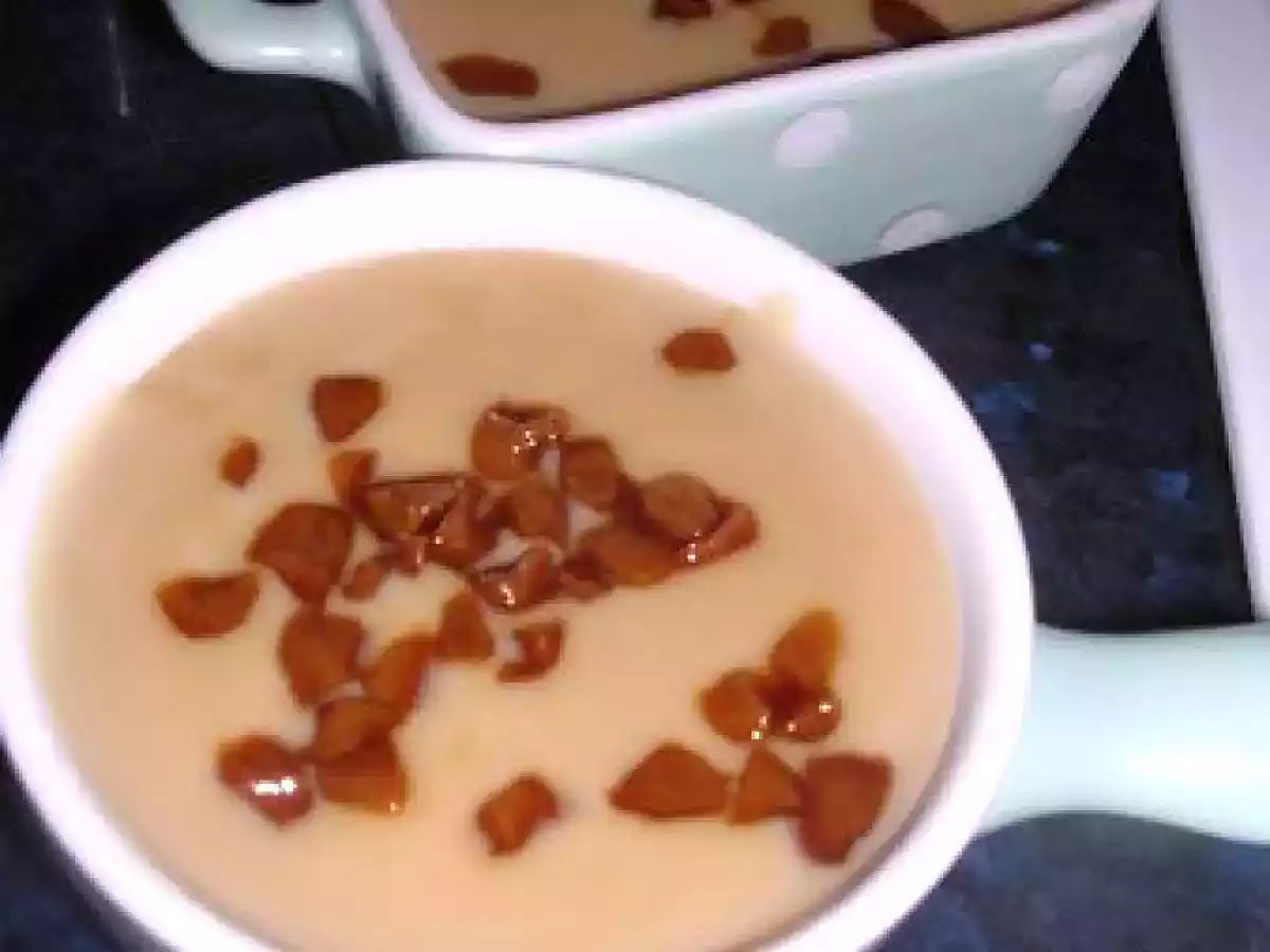 CREME AU CAFE AUX ECLATS DE CARAMEL