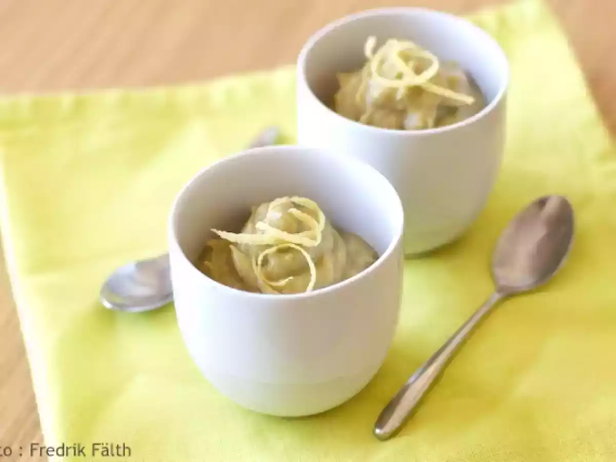 Crème au café et à l'avocat / Avocado And Coffee Dessert