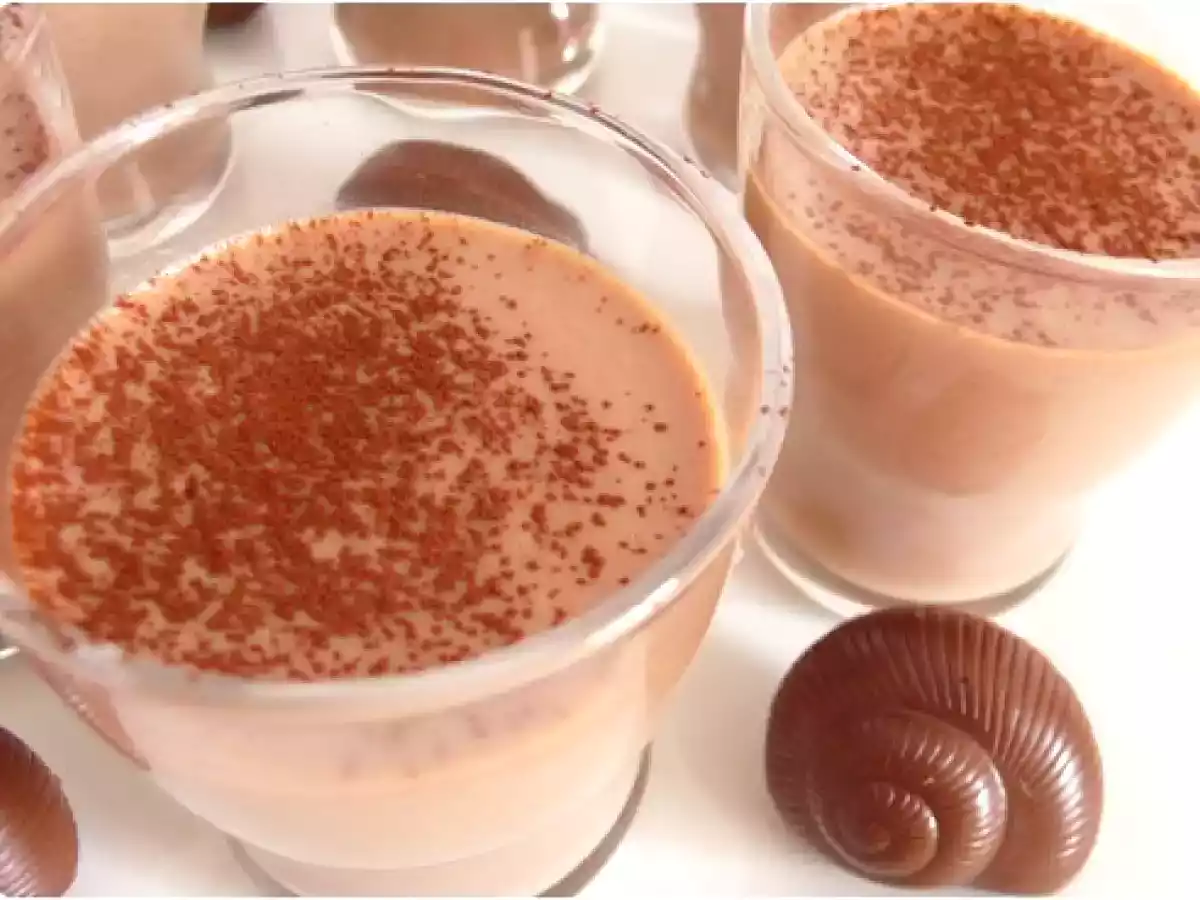 Crème au chocolat au lait et noisette