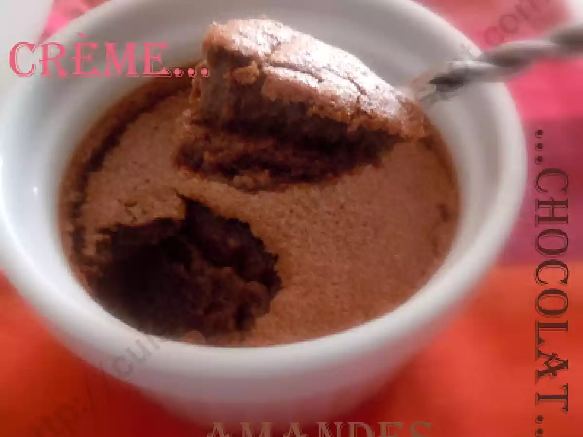 Crème au chocolat et au lait d'amande