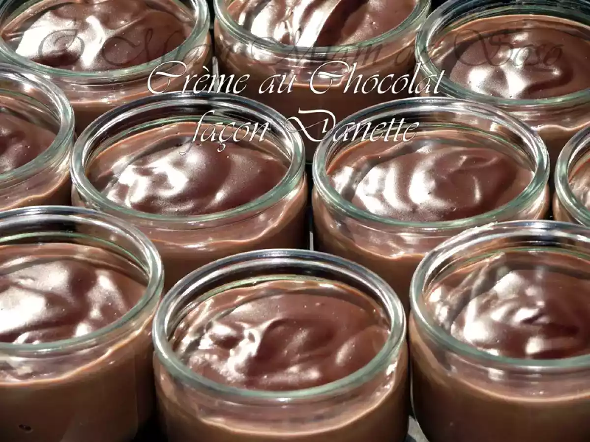 Crème au chocolat facile façon Danette
