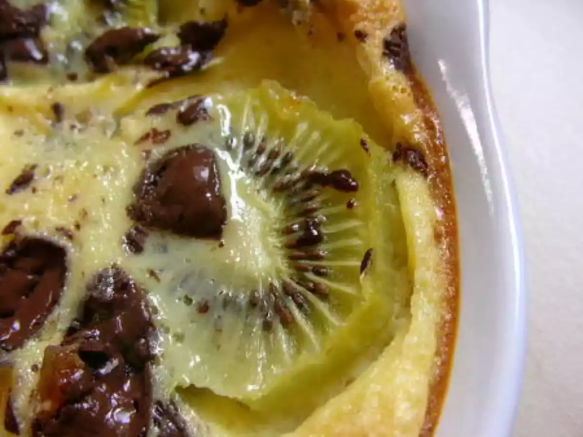 Crème au four express kiwi - chocolat - orange - photo 2